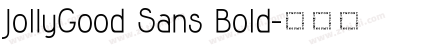 JollyGood Sans Bold字体转换